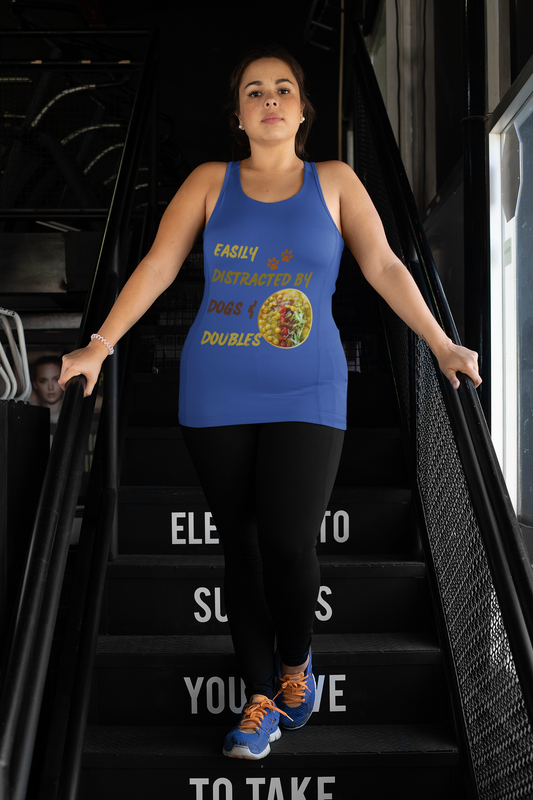 Easily Distracted by Dogs & Doubles Unisex Tank - Little Story Co.