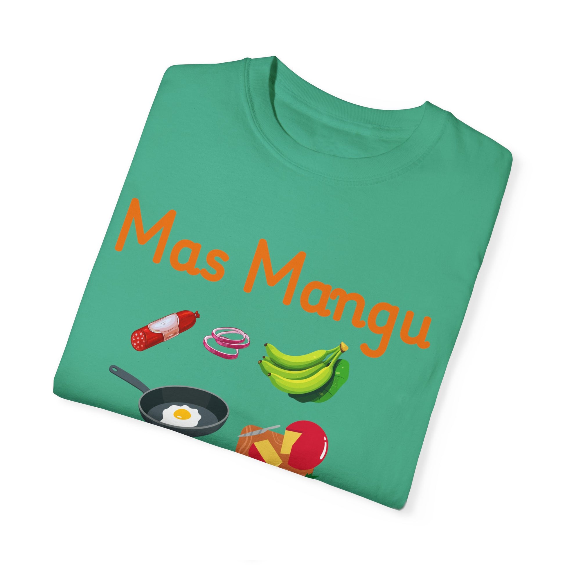 'Mas Mangu Menos Problemas' -Quirky Foodie Unisex T-shirt - Little Story Co.