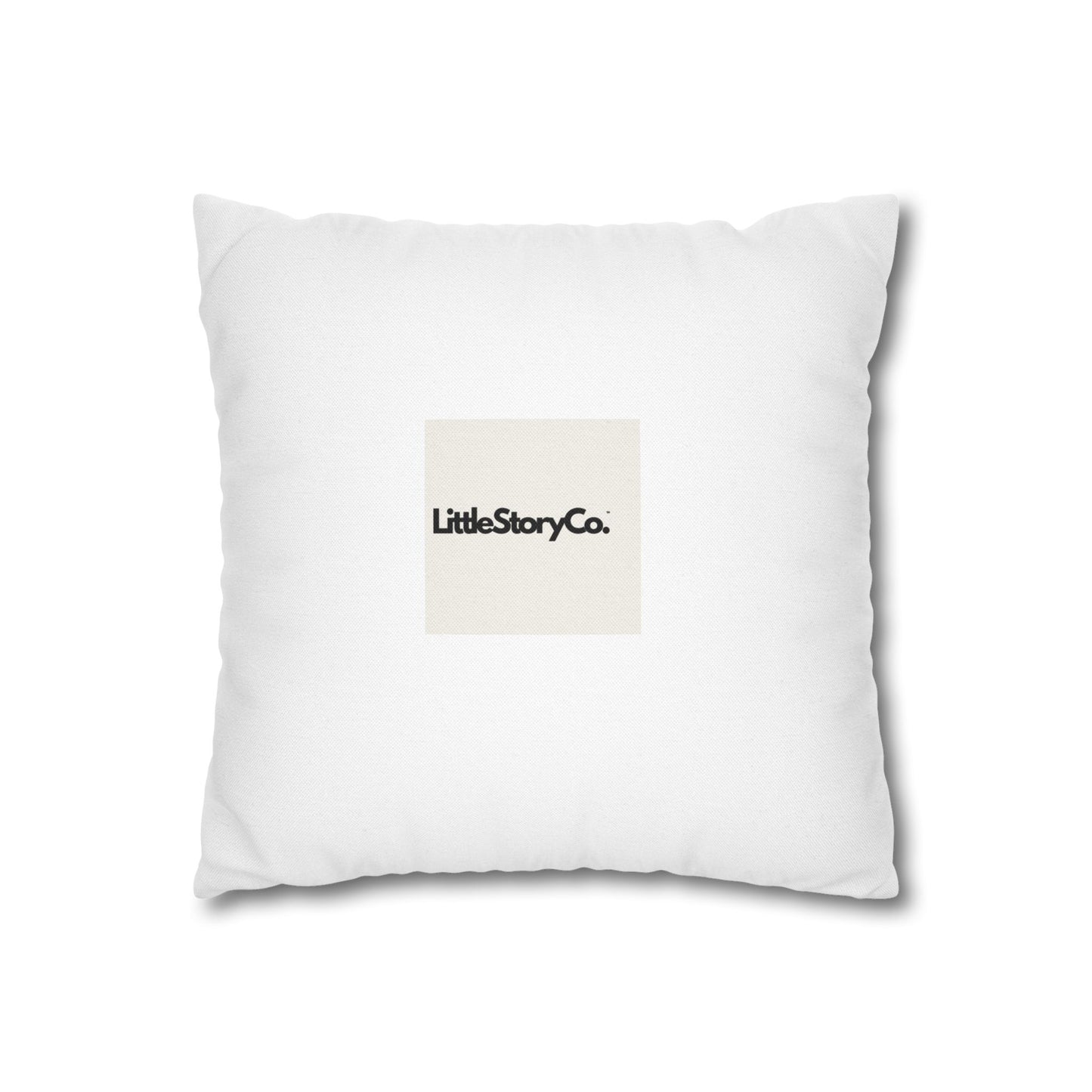 Make Mango Not War - Fun Spun Polyester Square Pillowcase for a Cheerful Home Decor - Little Story Co.