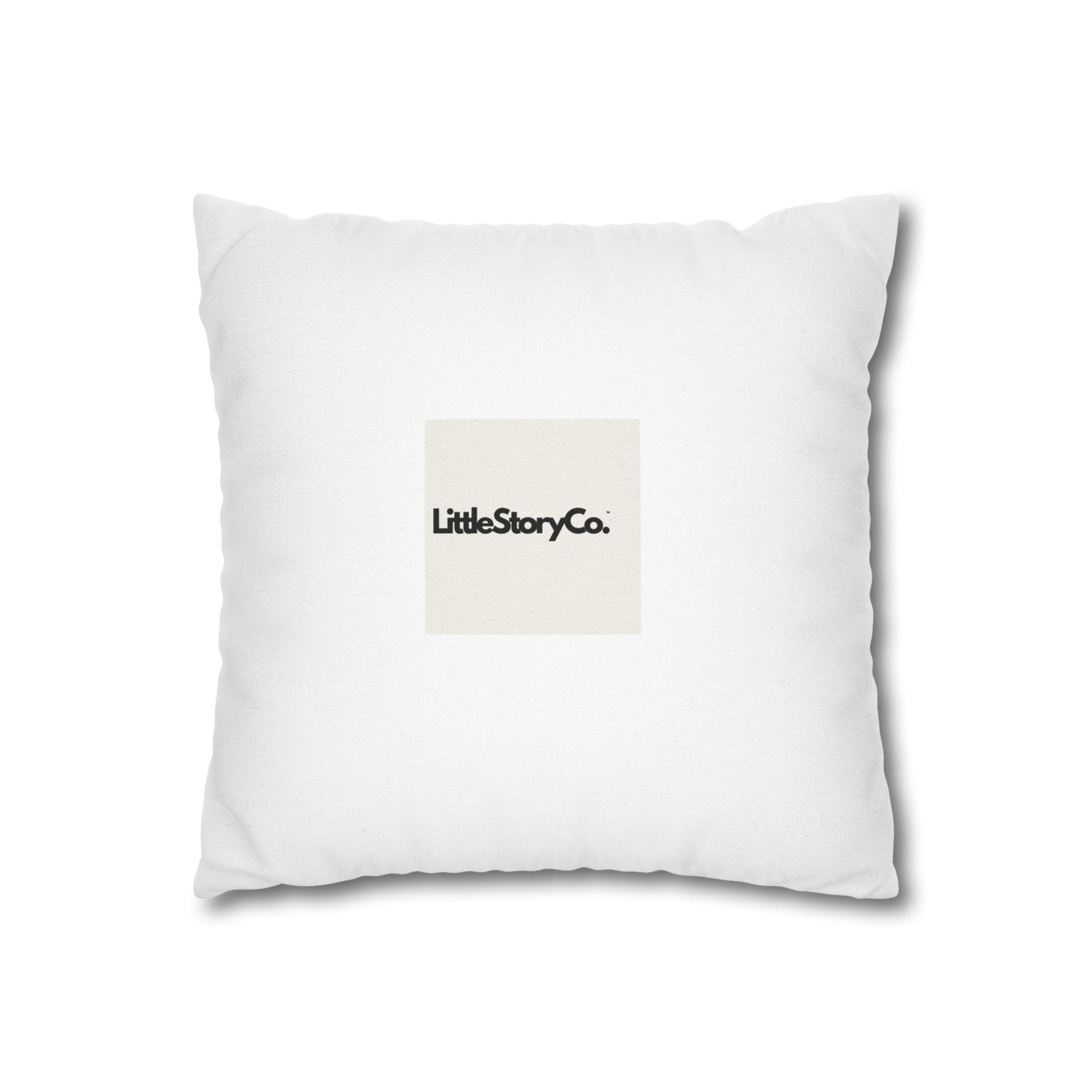 Make Mango Not War - Fun Spun Polyester Square Pillowcase for a Cheerful Home Decor - Little Story Co.