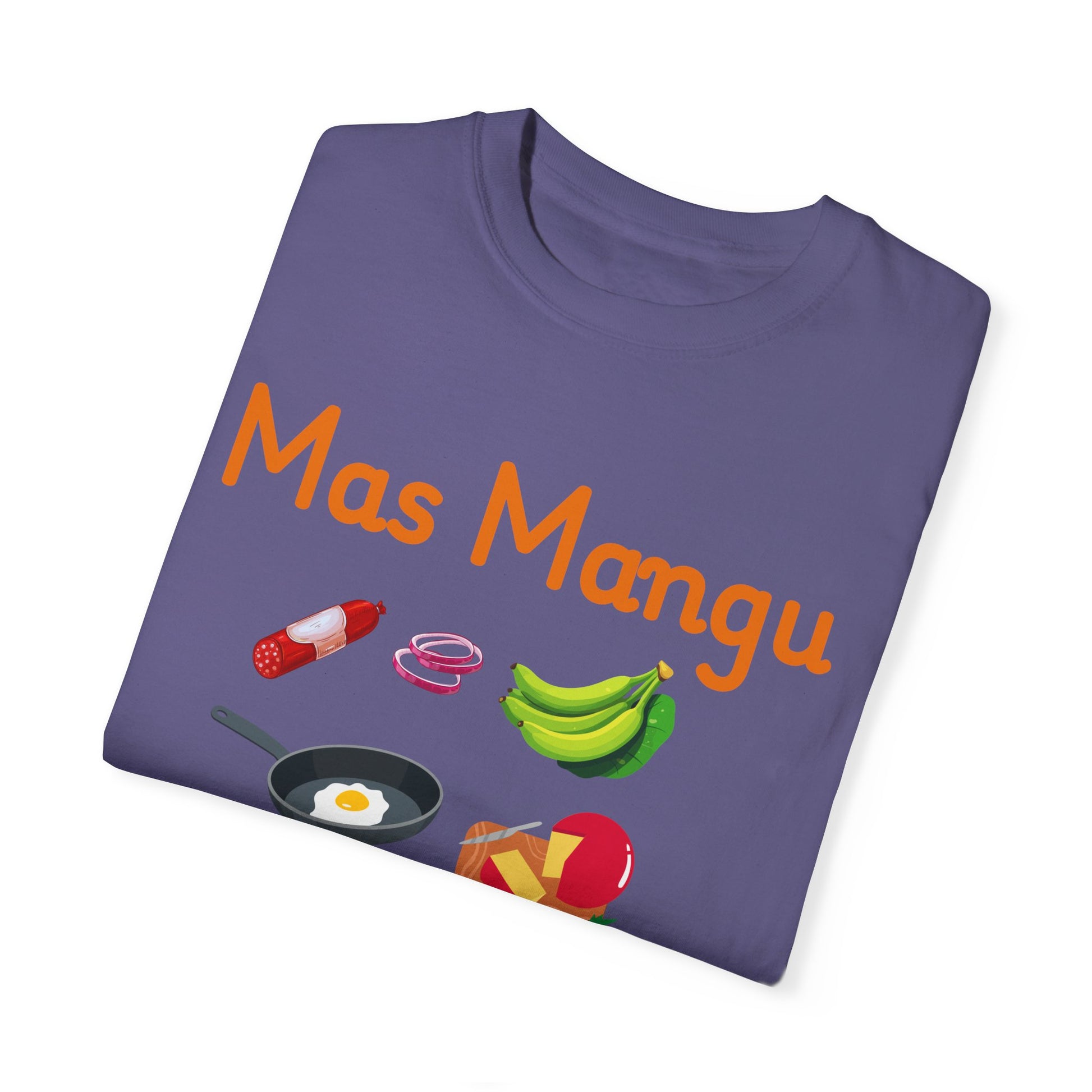 'Mas Mangu Menos Problemas' -Quirky Foodie Unisex T-shirt - Little Story Co.