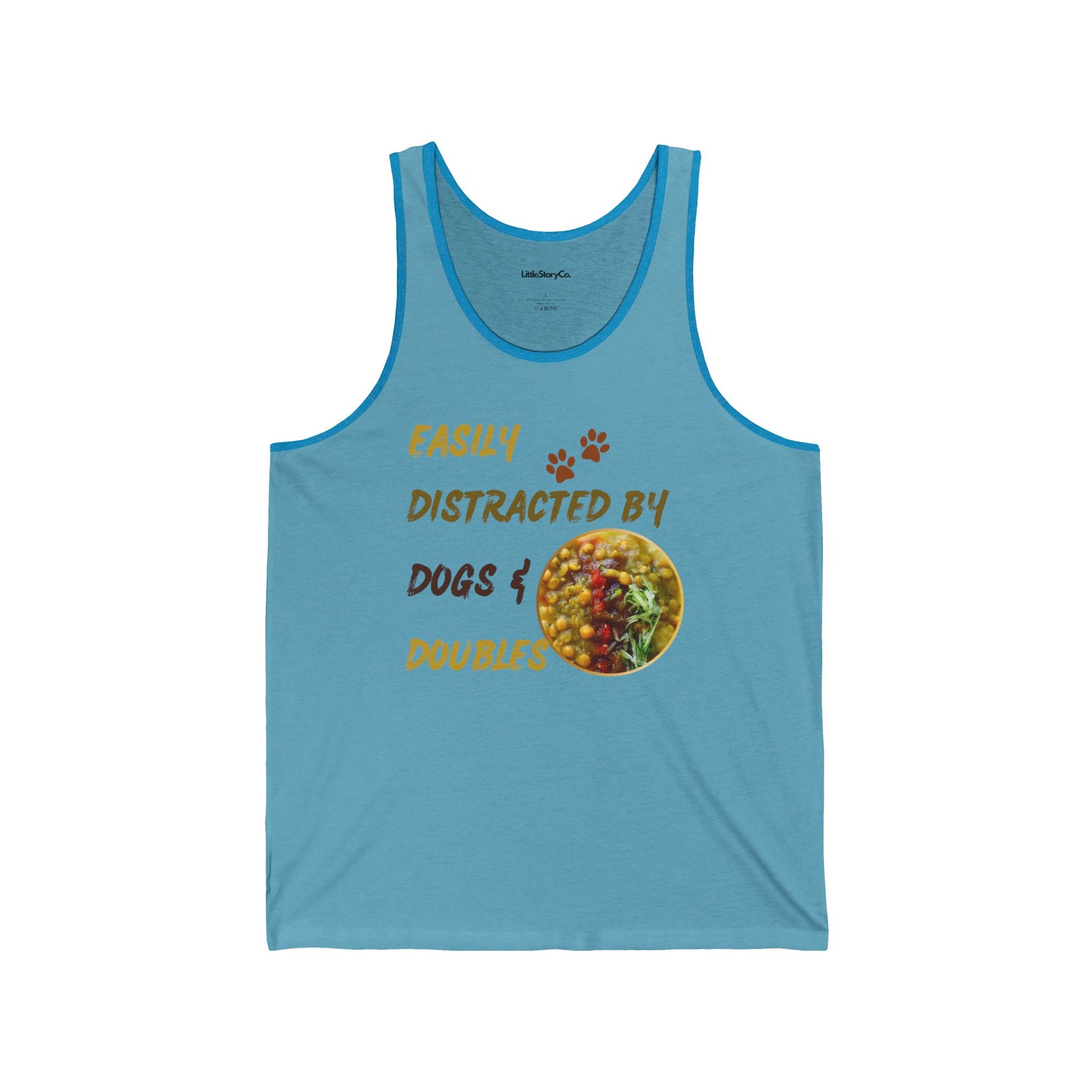 Easily Distracted by Dogs & Doubles Unisex Tank - Little Story Co.