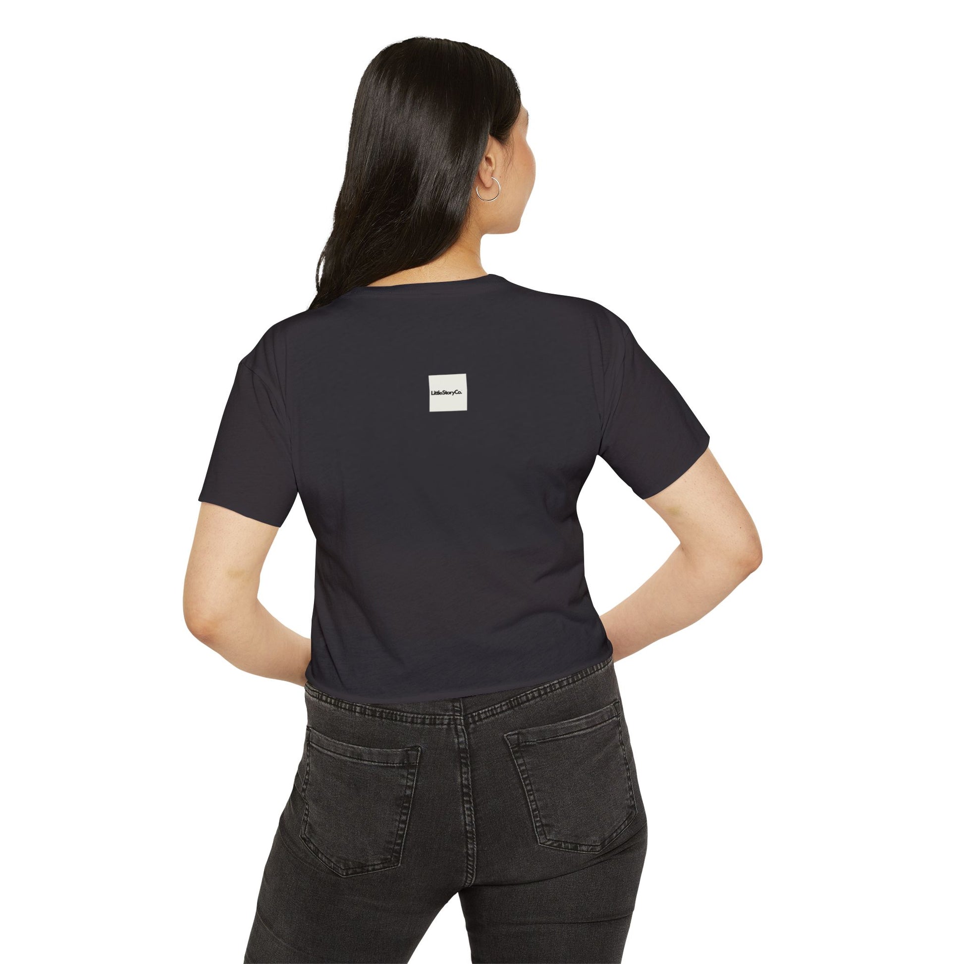 Women's Festival Crop Top - Liming and Bacchanal Logo - Little Story Co.